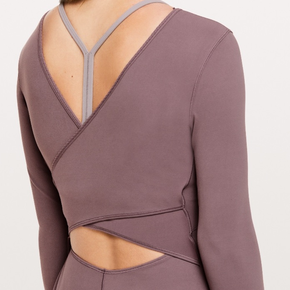 ➕ NWT lululemon contour dress Nulu antique bark - Picture 5 of 8
